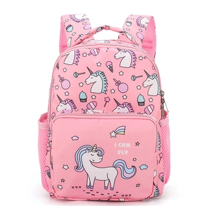 Cartoon Einhorn Kleinkind Rucksack Für Mädchen Bedruckt Nylon Vorschule Schultasche Atmungsaktiv Leicht Wasserdicht Kinder Rucksack
