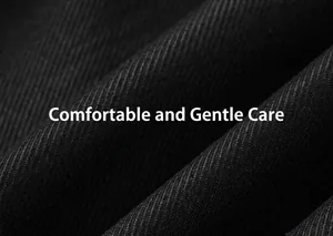 Macro shot of black woven twill fabric texture for children clothing details