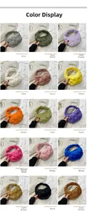 Collection of quilted velvet handbags in 15 vibrant colors with a classic diamond pattern