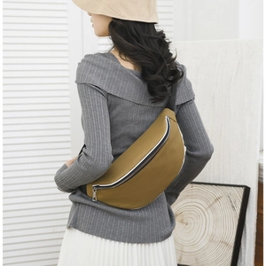Women Fashion Waterproof Polyester Chest Bag Casual Simple Scratch Resistant Crossbody Shoulder Bag Sport Outdoor Waist Pack