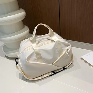Women Large Capacity Nylon Shoulder Bag Minimalist Crossbody Bag Waterproof Travel Gym Handbag Urban Fashion Messenger Bag