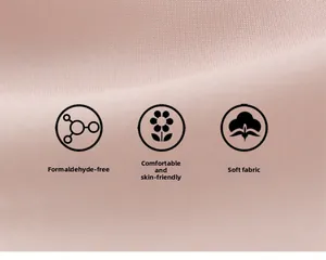 Detail of skin-friendly pink mesh fabric with soft texture and formaldehyde-free quality