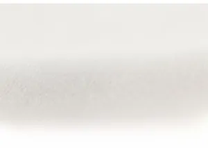 Detailed close-up showing the soft white cotton fabric texture and twill weave pattern