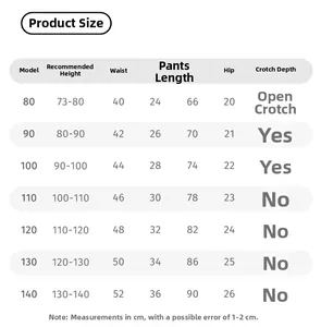 Tableau des tailles pour shorts en jean fille avec mesures de taille et de longueur