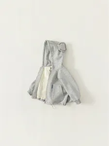 Kids Hooded Fleece Jacket Toddler Boys Girls Cotton Warm Zipper Cardigan Coat With Cute Bear Ears Winter Autumn Outwear