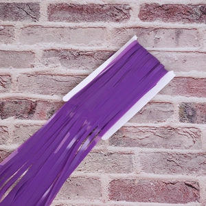 Rideau de guirlandes violettes sur carton pour la décoration de fête d'anniversaire
