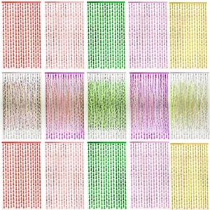 Funny male shape fringe curtain in 10 vibrant colors for bachelorette party backdrop decor