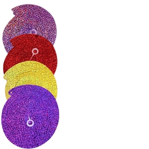 Sparkly multi-colored spiral hanging decorations for kids birthday party ceiling decor