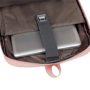 Rucksack-Innenfutter mit Wabenstruktur und elastischem Gurt für Laptop-Sicherheit