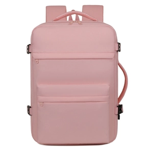 Wasserdichter rosa Oxford-Rucksack mit großem Fassungsvermögen und Polsterung