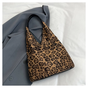 Sac à Épaule en PU pour Femme Imprimé Léopard Minimalisme Urbain Sac Fourre-tout Grande Capacité Décontracté Quotidien