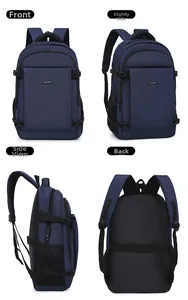 Detailed views showing the multi-functional compartments and ergonomic straps of the backpack