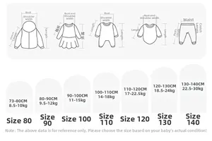 Detailed size chart for kids pants including height and weight measurements guide
