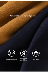 Close-up of soft cotton twill fabric for kids baseball jacket showing texture details