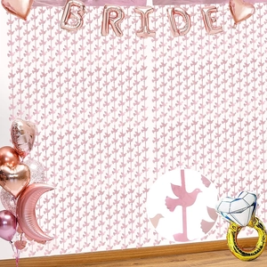 Rideau de Franges Colombe de la Paix Décoration de Fête Noël Mariage Anniversaire Guirlandes Métalliques Décoration Murale