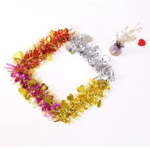 Detail of colorful sequin slap bracelets for cheerleading with laser heart decorations