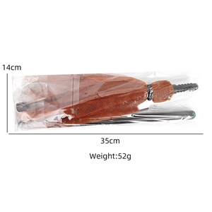 Détail de la tête de balai de sorcière en résille de 35cm avec poids et dimensions