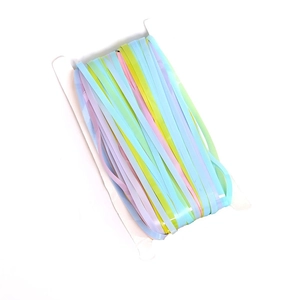 2-meter macaron foil fringe curtain backdrop for birthday party and festive decorations