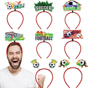 Football World Cup Party Headband Fan Soccer Match Cheering Goal Player Trophy Hair Hoop Sports Event Party Supplies