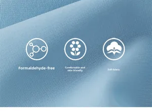 Vue macro d'un tissu tricoté bleu clair doux avec une texture douce pour la peau