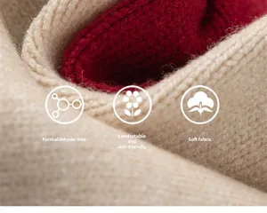 Close-up of skin-friendly strawberry red knit fabric showing soft texture and quality weave