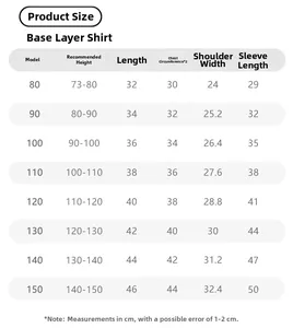 Guide des tailles détaillé pour ensemble en jean fille avec mesures de taille et longueur