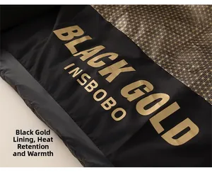 Detailaufnahme des schwarz-goldenen Innenfutters mit Wärmespeicher-Technologie