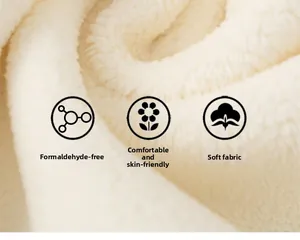 Close-up of soft white fleece fabric texture, thermal and skin-friendly for kids shirts