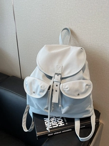 Korean Style Fashion Women Backpack Lightweight Nylon School Bag For College Students Casual Large Capacity Travel Daypack