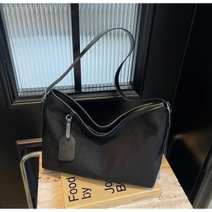 Vintage Large Capacity Hobo Bag For Women PU Leather Suede Texture Shoulder Bag Lazy Style Dumpling Crossbody Bag Daily Tote
