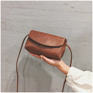 Borsa a Spalla da Donna in Pelle PU Minimalista Urbana Casual Tinta Unita Tracolla con Patta Piccola Borsa per Pendolari