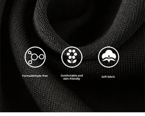 Macro shot of high-quality black ribbed knit fabric emphasizing soft texture and safety