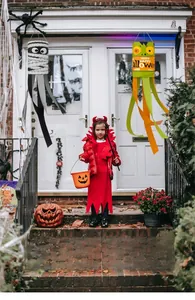 Lot de manches à air d'Halloween avec motifs momie et monstre pour décoration de jardin