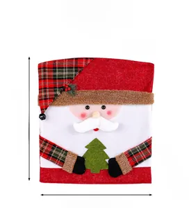 Détails de housse de chaise Père Noël avec poupée 3D, dimensions 52x47cm et poids 164g