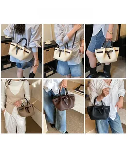 Collage de sacs à main en cuir grainé de diverses couleurs pour des styles variés