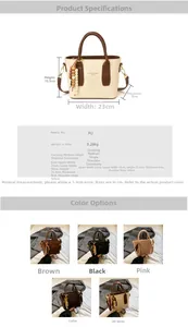 Spécifications détaillées du sac seau en cuir PU avec pendentif perle décoratif