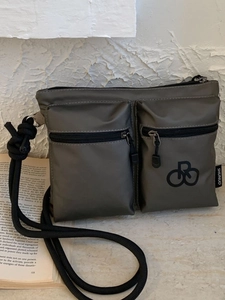 Waterproof Nylon Crossbody Bag For Women Casual Multi Pocket Shoulder Bag With Adjustable Rope Strap Travel Sport Handbag