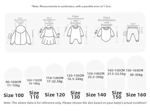 Detailed size chart for boys' summer cotton t-shirts showing height and weight guides