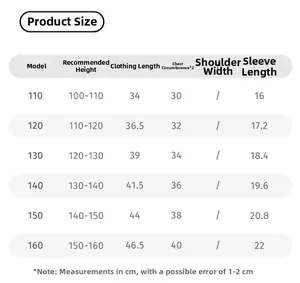Size chart for girls' bow print raglan t-shirt showing detailed garment measurements