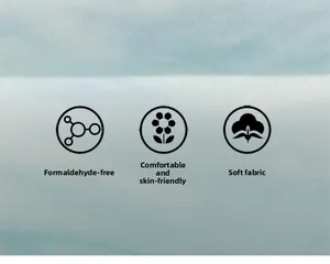 Détail de maille souple bleu clair avec une texture écologique et douce pour la peau