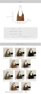 Specifiche dettagliate delle dimensioni per borsa tote minimalista in pelle sintetica