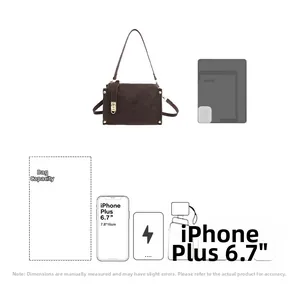 Internal storage capacity layout showing fits for a large phone and daily essentials