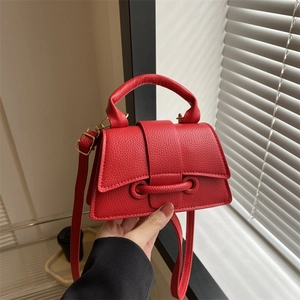 Mini Women Shoulder Bag PU Leather Crossbody Handbag Small Square Bag Hourglass Design Stylish Fashion Commuter Accessory
