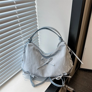 Sac à Épaule en PU à la Mode pour Femmes Grande Capacité Texture Plissée Sac Hobo Élégant Sac Fourre-Tout Bandoulière Quotidien