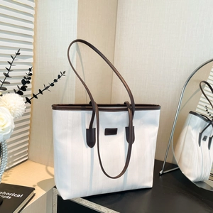 Women Large Capacity PU Leather Tote Bag Fashion Vertical Texture Shoulder Bag For Commuting School Daily Use Casual Handbag