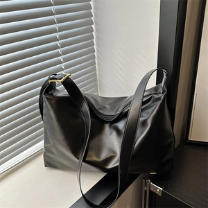 Borsa a Spalla Donna Grande Capacità Minimalista in Pelle PU Borsa Tote Moda Pendolare Borsa Hobo Con Tracolla Regolabile