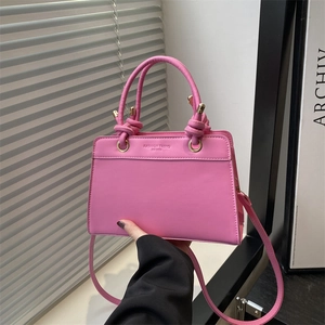 Women Fashion PU Leather Handbag Simple Stylish Large Capacity Crossbody Tote Bag Urban Commuting Letter Printed Shoulder Bag