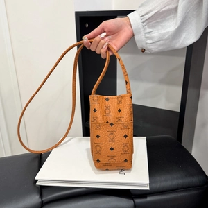 Petit Sac à Bandoulière pour Téléphone Portable en Cuir PU Imprimé Ours Mignon pour Femmes Mode Voyage Quotidien
