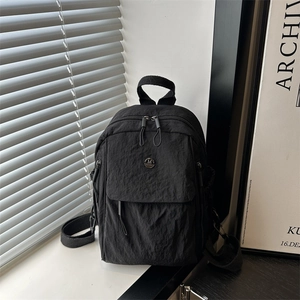 Sac à Dos en Nylon pour Femmes Grande Capacité Mode Coréenne Sac de Voyage Léger Scolaire Décontracté Quotidien