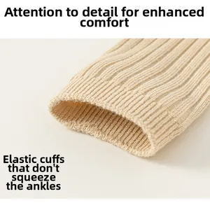 Close-up of elastic ribbed cuff on mesh cotton socks for children with soft stitching